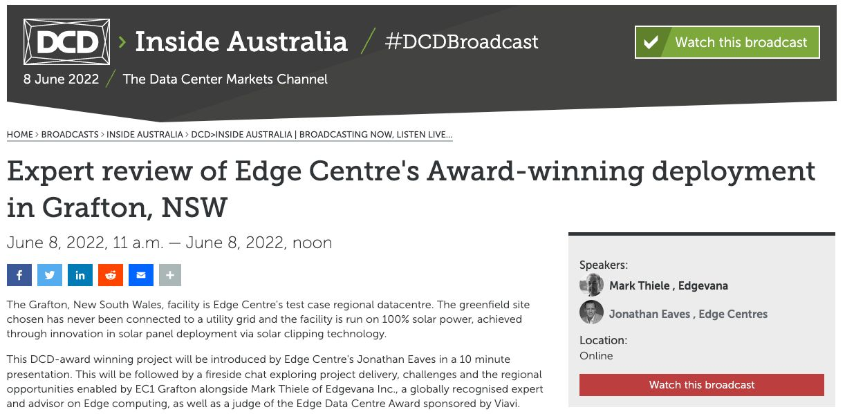 Edge Centre's Award-winning Deployment in Grafton, NSW